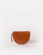 Wallet LAURA - Cognac Croco Leather