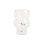 Double Bubble Glass "Love"