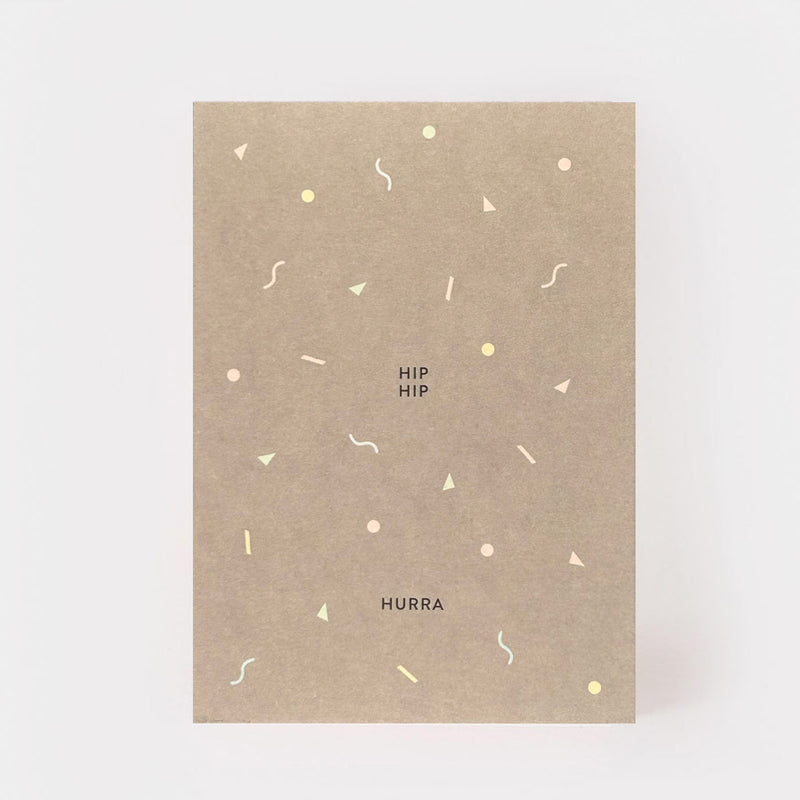 Postkarte "Hip Hip Hurra"