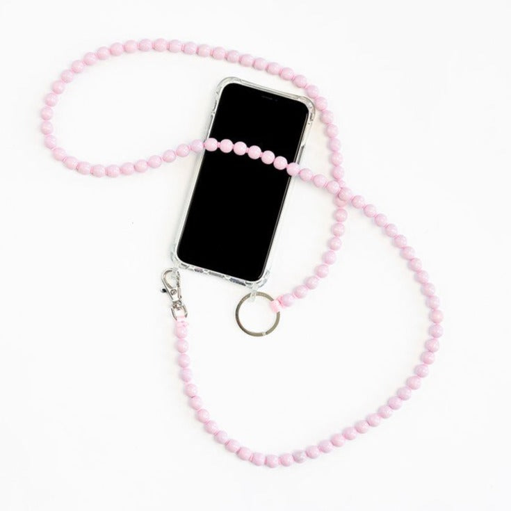 Mobile phone chain pastel rose - rose | Ina Seifart