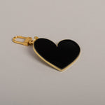 Keychain "Heart black" large