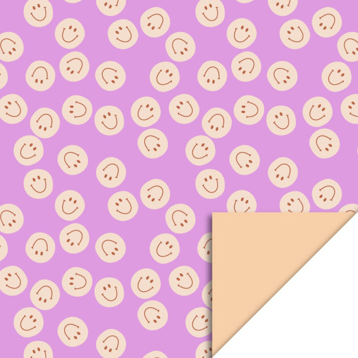 Geschenkpapier Smile Pink - Peach