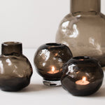 Mini Vase/Kerzenglas BUNCH - braun