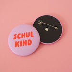 Button "Schoolchild pink"