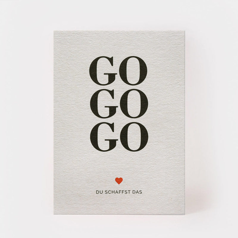 postcard "GoGoGo"