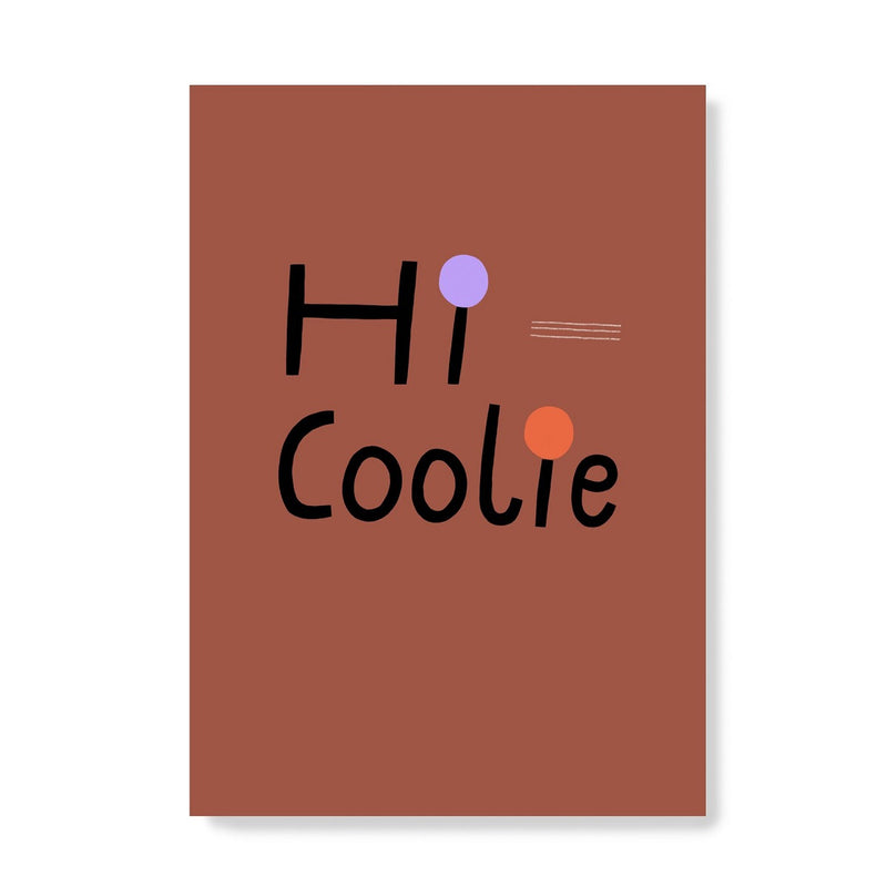 Postkarte "Hi Coolie"