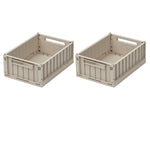 Folding box "Weston" small pack of 2 Sandy| Liewood