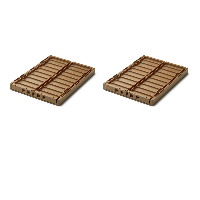 Folding box "Weston" medium 2 pack Pecan | Liewood