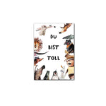 Postkarte "Du bist toll" | Halfbird