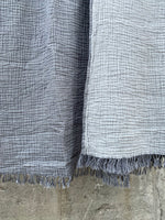 Crinkled Bed Cover Gray/dark Gray | HamaManiac